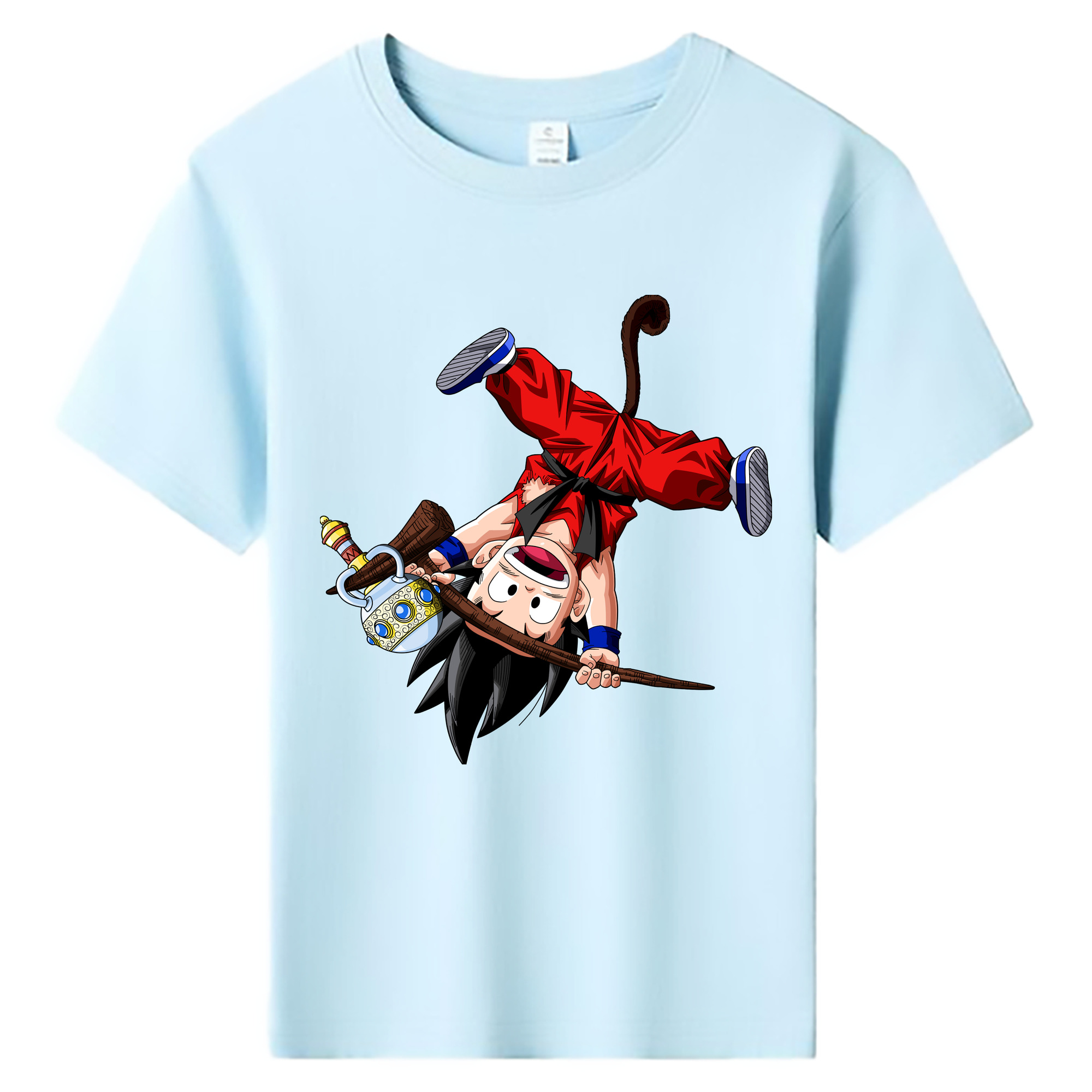 （画像用） ドラゴンボール 孫悟空（そん ごくう）Son Goku カカロット DRAGON BALL Kakarotto 綿100％キッズTシャツ（フロントプリント）